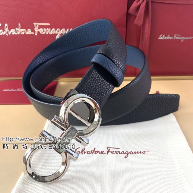 菲拉格慕男士皮帶 Ferragamo精品銅扣腰帶  jjp1953